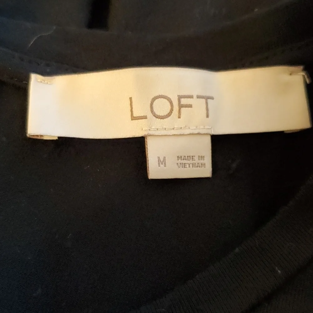 Loft Swoop Neck Tank Midi 👗 SZ Medium - Picture 6 of 10